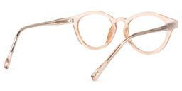 Pierce Round Beige Glasses4