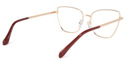 Qasim Cateye Red Glasses4