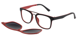 Melantha Square Black Glasses5