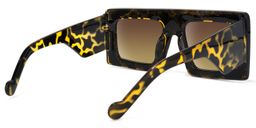 Bloom Square Yellow-Tortoise Sunglasses4