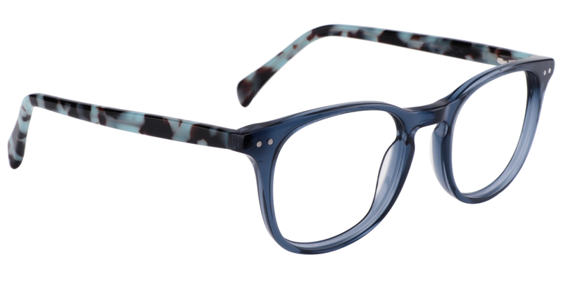 Round Dark Blue Glasses3