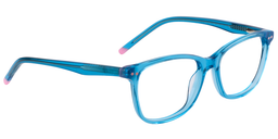 Mayme Rectangle Blue Glasses3