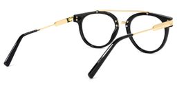 Rebekah Aviator Black Glasses4