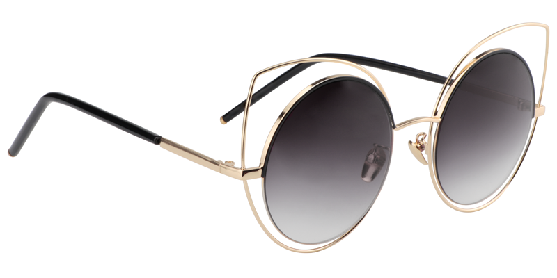 Cateye Gold Sunglasses | Zeelool Sunglass Frames3