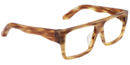 Avery Rectangle Brown Glasses3