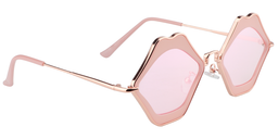 Magda Lip-Shaped Pink Sunglasses3