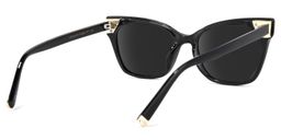 Bertha Cat Eye Black Sunglasses 3
