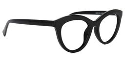 Fairy Cateye Black Glasses2