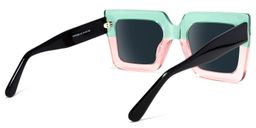 Brandon Square Green-Pink Sunglasses4
