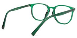 Walter Round Dark-Green Glasses4