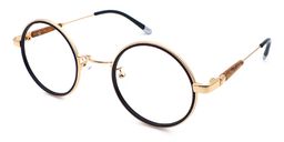 Leon Round Black Glasses5