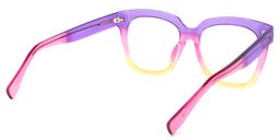 Xion Square Pink-Yellow Glasses4