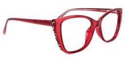 Yoselin Cateye Red Glasses2