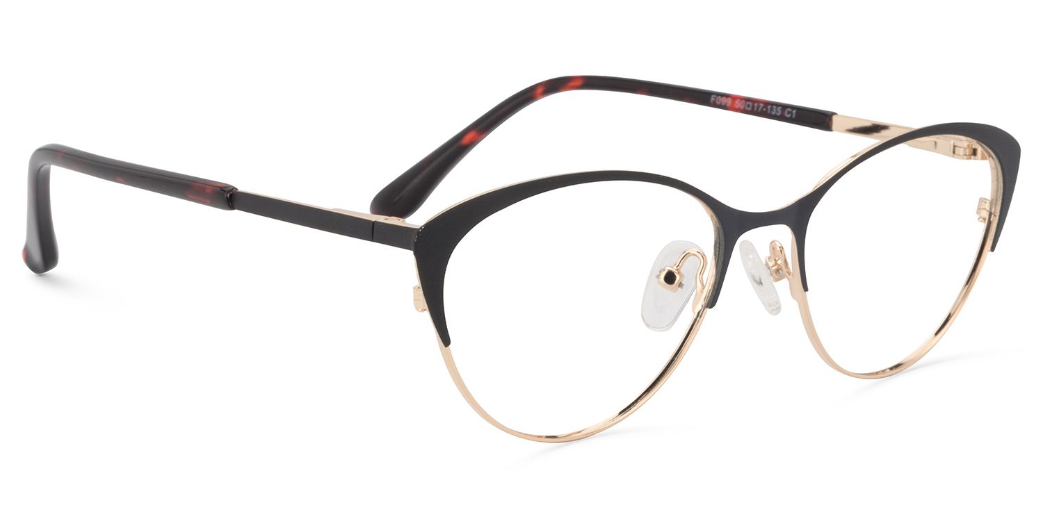 Cat Eye Black Glasses  | Zeelool Glasses3