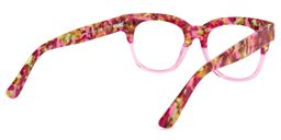 Yessenia Square Pink-Floral Glasses4