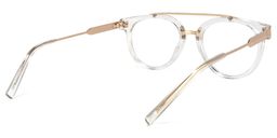 Rebekah Aviator Clear Glasses4