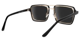 Nellie Aviator Black-Gold Sunglasses4