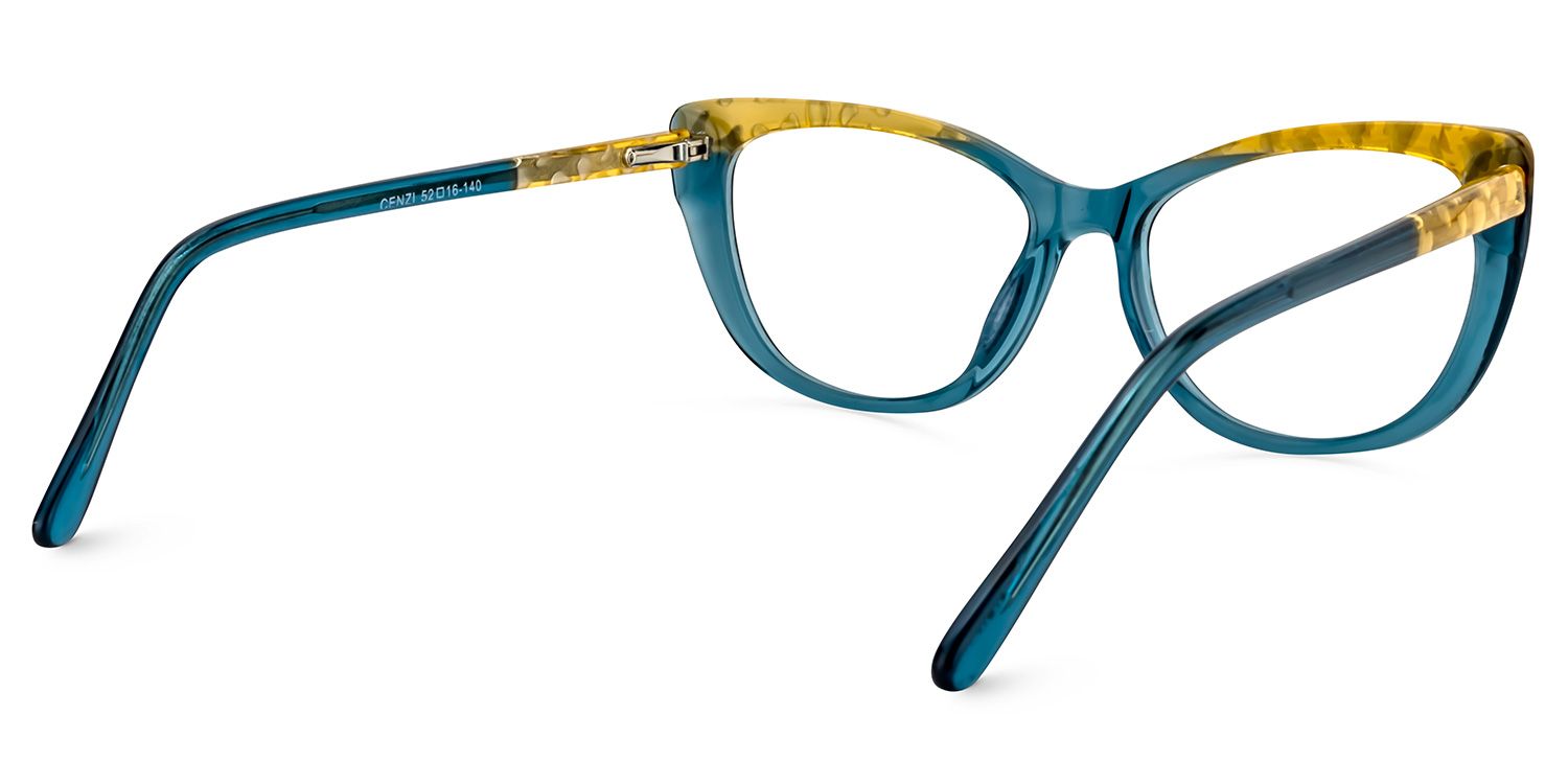 Cat Eye Blue Glasses | Zeelool Glasses4