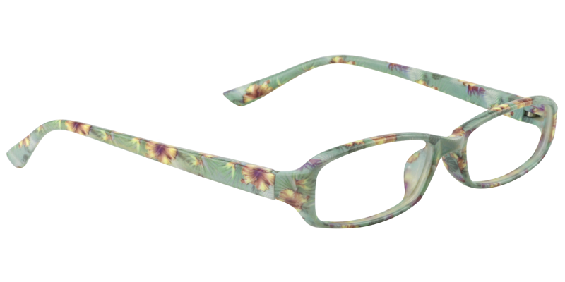 Rectangle Green Reading Glasses | Zeelool Reading Glasses3
