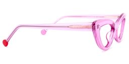 Yuki Cateye Pink Glasses3