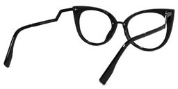 Jacqueline Cat Eye Black Glasses4