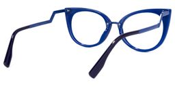 Jacqueline Cat Eye Blue Glasses4