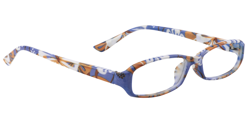 Rectangle Blue Reading Glasses | Zeelool Reading Glasses3