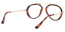 Darius Geometric Tortoise Glasses4