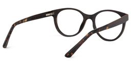 Carla Round Burnt Umber Glasses4