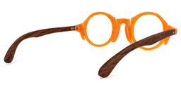 Charlie Round Orange Glasses4