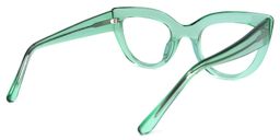 Caren Cateye Green Glasses4