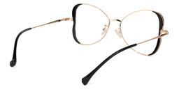 Edith Geometric Black Glasses4