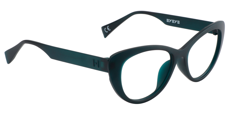 Cateye Dark Blue Glasses | Zeelool Eyeglasses3
