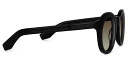 Barger Round Black Sunglasses2