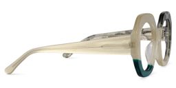 Kinkle Geometric Snake-Skin Glasses2