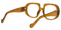 Mackenzie Geometric Earthy-Yellow Glasses4
