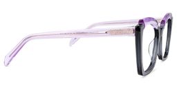 Benesa Browline Gray Glasses2