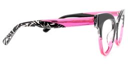 Ivelisse Cateye Black-Pink Glasses2