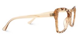 Wendell Cateye Beige Glasses2