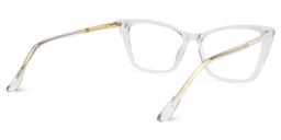 Douglass Cat Eye Clear Glasses4
