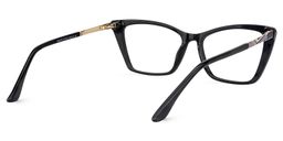 Douglass Cat Eye Black Glasses4