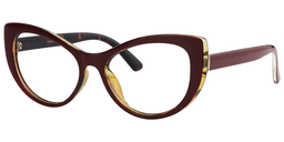 Cynthia Cat Eye Red Glasses2