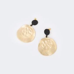 Stylish Exaggerated Copper Earrings0