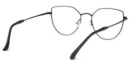 Doyle Cat Eye Black Glasses4