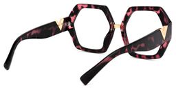 Mohammed Geometric Pink-Tortoise Glasses4