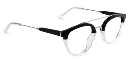 Watson Aviator Black-Clear Glasses 3