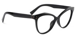 Saul Cateye Black Glasses2