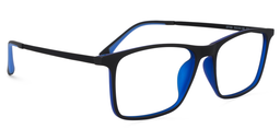 Chick Rectangle Black Glasses2