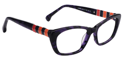 Ryan Rectangle Purple Glasses3