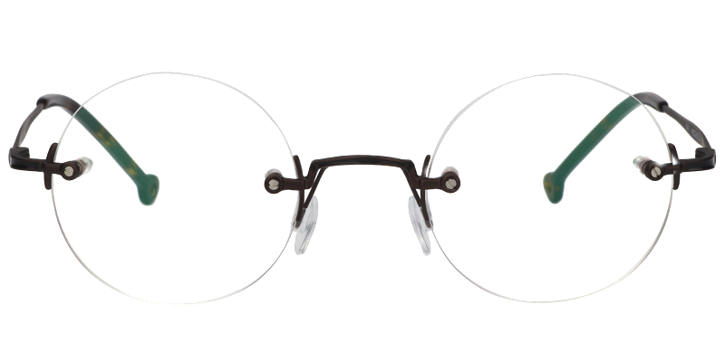 Jasmine Round Black Glasses